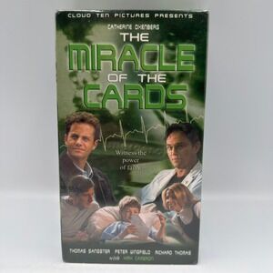 The Miracle of the Cards VHS Kirk Cameron Thomas Sangster Cloud Ten New Sealed